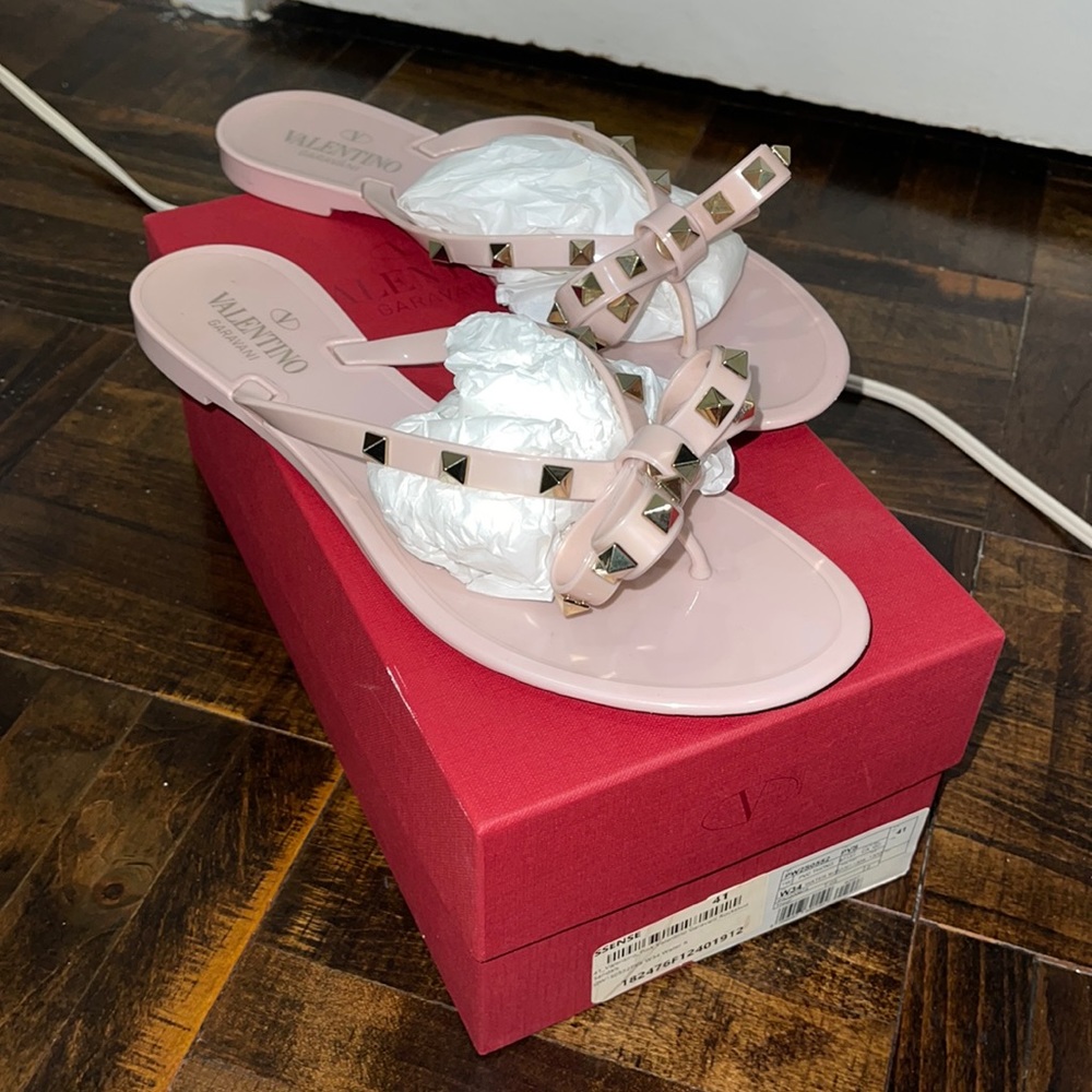 COPY - Valentino Rockstud Flip flops